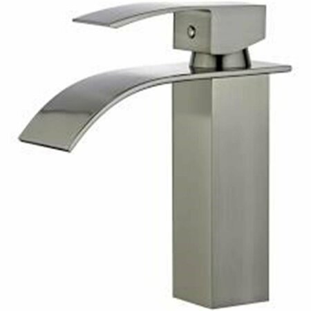 COMFORTCORRECT 2 x 5.1 x 7 in. Santiago Single Handle Bathroom Vanity Faucet Brushed Nickel CO2797692
